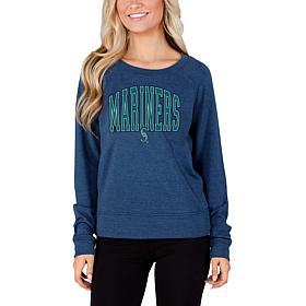 Concepts Sport Mainstream Ladies Knit Long Sleeve Top - Mariners