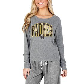 Concepts Sport Mainstream Ladies Knit Long Sleeve Top - Padres