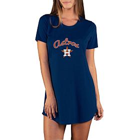 Concepts Sport Marathon Ladies Knit Nightshirt - Astros