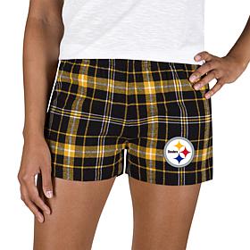 Concepts Sport Ultimate Ladies Flannel Short - Steelers