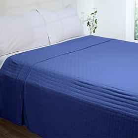 Concierge Collection 100% Cotton Herringbone Rib Blanket 