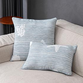 Concierge Collection 2-Piece Jacquard Decorative Pillow Set