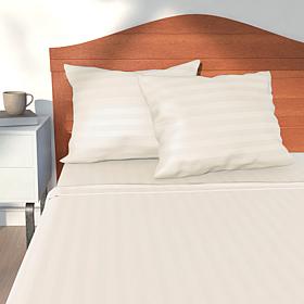 Concierge Collection Egyptian Dobby Sheet Set - Twin
