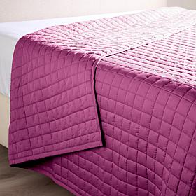 Concierge Collection Quilted Cotton Twill Coverlet King