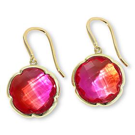 Connie Craig Carroll Jewelry Annalee Gem Doublet Flower Drop Earrings