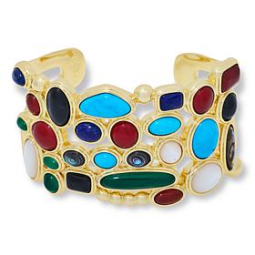 Connie Craig Carroll Jewelry Brett Multigemstone Cuff Bracelet