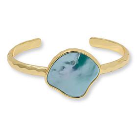 Connie Craig Carroll Jewelry Isla Shell 7" Cuff