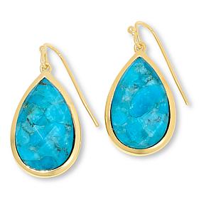 Connie Craig Carroll Jewelry Lucy Gem Doublet Drop Earrings 