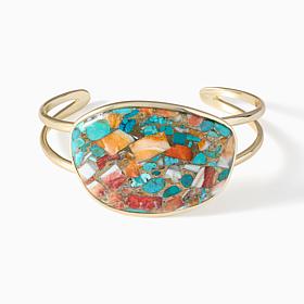 Connie Craig Carroll Large Gemstone Cuff