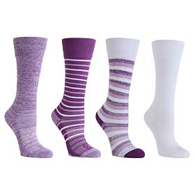 Copper Life 4-pack Infrared and Ultraguard Wide Over-the-Calf Socks