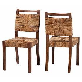 Cordoba Mahogany & Seagrass Dining Chair