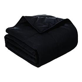 Cottonpure 100% Sustainable Cotton-Filled Blanket - Gray Twin