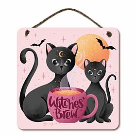 Courtside Market 12" x 12" Witches Brew Hanging Sign