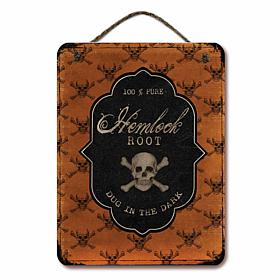 Courtside Market 12" x 16" Hemlock Root Hanging Sign