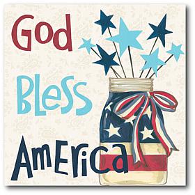 Courtside Market American Country II 16" x 16" Canvas Wall Art