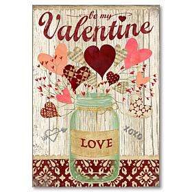 Courtside Market Be My Valentine 24x36 Canvas Wall Art