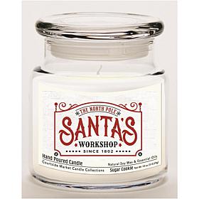 Courtside Market Candle with Essential Oils + Lid - Santa's Workshop