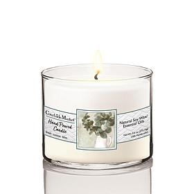 Courtside Market Eucalyptus Circular Candle Glass - 9.6 oz.