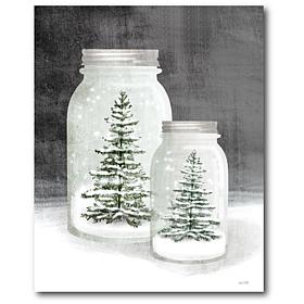 Courtside Market Mason Snow Globes 16x20 Canvas Wall Art