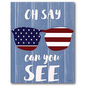 Courtside Market OH SAY Canvas Wall Art - 16" x 20"