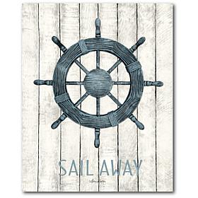 Courtside Market Sail Away 16x20 Canvas Wall Art