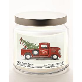 Courtside Market Santos Tree Farm Infused Soy Wax Candle with Lid