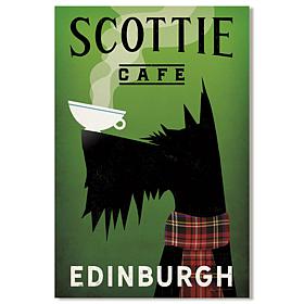 Courtside Market Scottie Cafe 12x18 Gallery-Wrapped Canvas