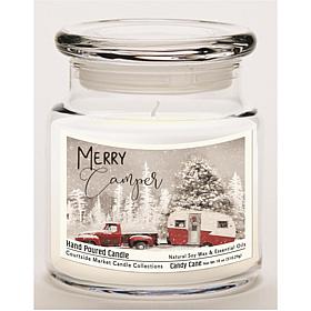 Courtside Market Soy Candle with Essential Oils + Lid - Merry Camper