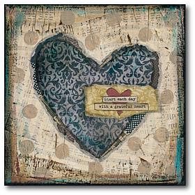 Courtside Market Start Each Day 16" x 16" Canvas Wall Art