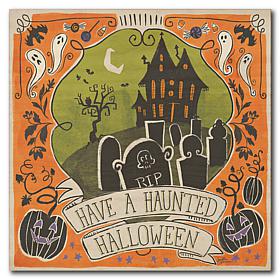 Courtside Market Stay Creepy III 14"x14" Board Art