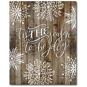 Courtside Market 'Tis the Season 10.5" x 14" Wood Art