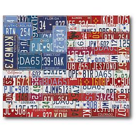Courtside Market USA Flag 30" x 40" Canvas Wall Art