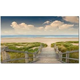 Courtside Market Welcome Beach 24x36 Canvas Wall Art