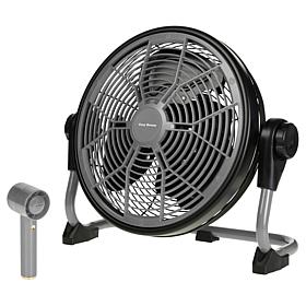 Cozy Breeze Rechargeable Water-Resistant 12 Floor Fan