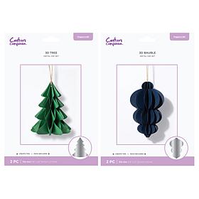 Crafter's Companion 3D Christmas Tree & Bauble Dies