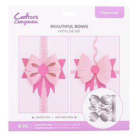 Crafter's Companion Beautiful Bows Die Set of 9