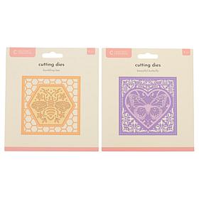 Crafter's Companion Butterfly and Bee Fancy Frame Create-A-Card Dies
