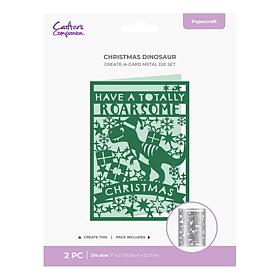Crafter's Companion Non-Traditional Create-a-Card Dinosaur Die Set
