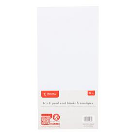 Crafter's Companion Pearl Card Blanks and Envelopes - Set of 80