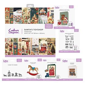Crafter's Companion Santa's Toyshop Papercraft Collection
