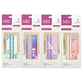 Crafter's Companion Strip Border Dies Set of 4