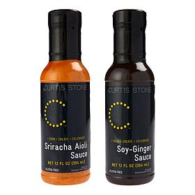 Curtis Stone (2) 12 oz. Combo Sauce Bottles