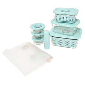 Curtis Stone 20-piece Vacuum Seal Container Set with Pump
