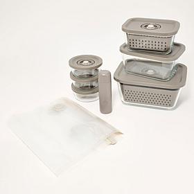 Curtis Stone 20-piece Vacuum Seal Container Set with Pump