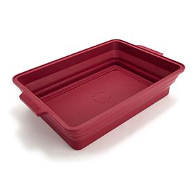 Curtis Stone Collapsible Glass & Silicone Bake & Roast Pan