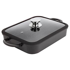 Curtis Stone Dura Pan+ Buffet Pan with Glass Lid
