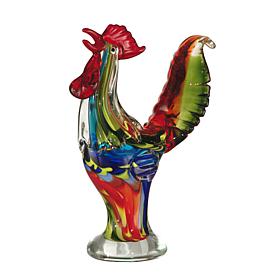 Dale Tiffany Favrile Glass Rooster Figurine