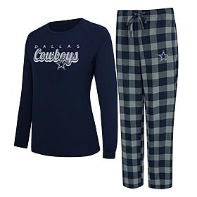 Dallas Cowboys Officially Licensed NFL Women's 2pc Avondale Sleep Set