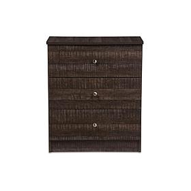 Decon Wood 3-Drawer Storage Chest