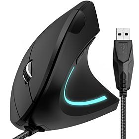 Delton S12 Ergonomic Vertical USB Wired Computer Mouse